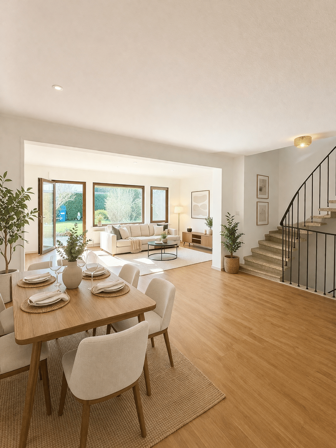 Großzügiges Reihenmittelhaus in begehrter Lage von Nürnberg-Weiherhaus – mit Garten, Terrasse und Garage – Nürnberg – Vorschaubild 3