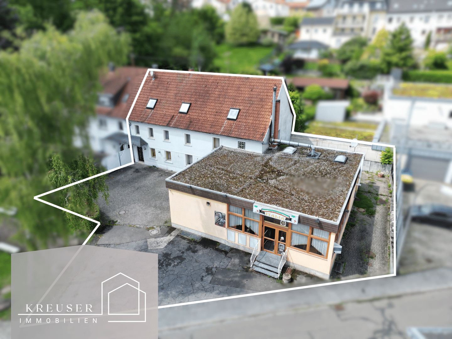 Wohnen und Arbeiten in einem - vielseitige Doppelhaushälfte mit Gewerbefläche