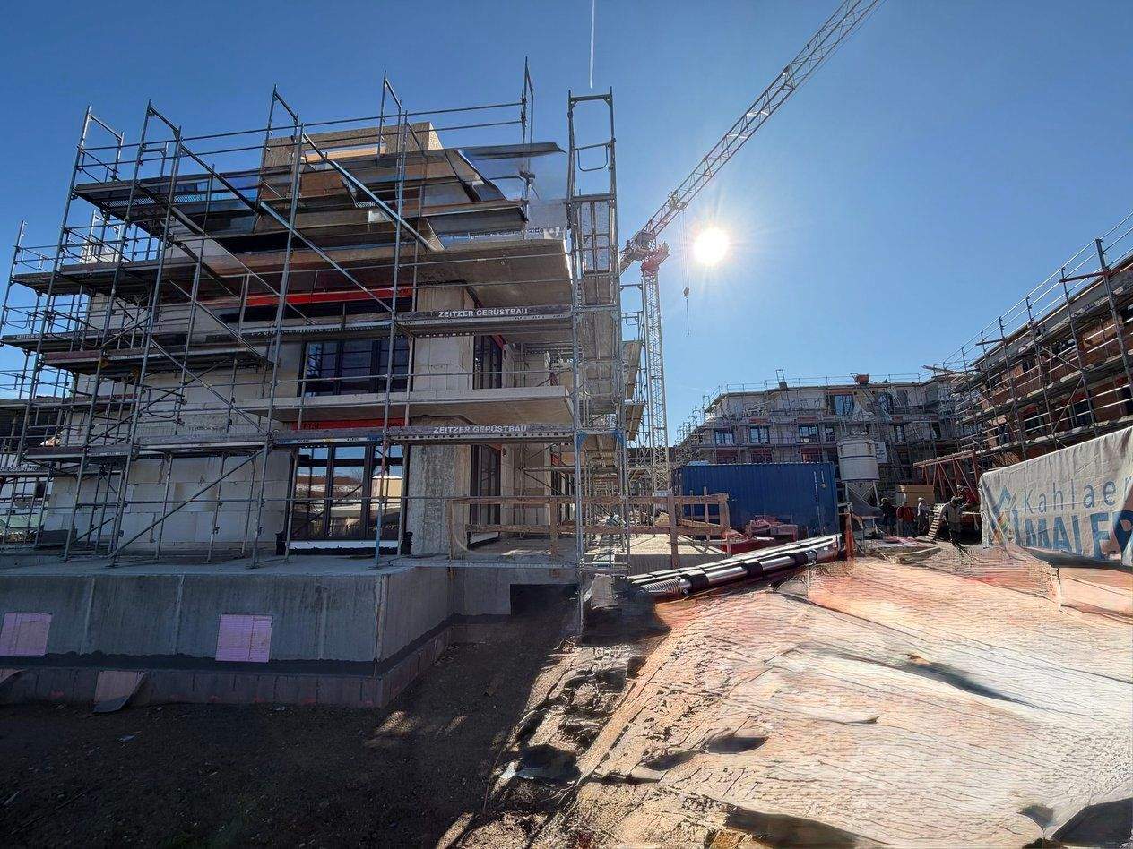 Letzte 2-Zimmer Eigentumswohnung barrierefrei mit Terrasse und Gartenanteil in Jena-Ost - Baubeginn erfolgt! – Jena – Bild 1 von 9