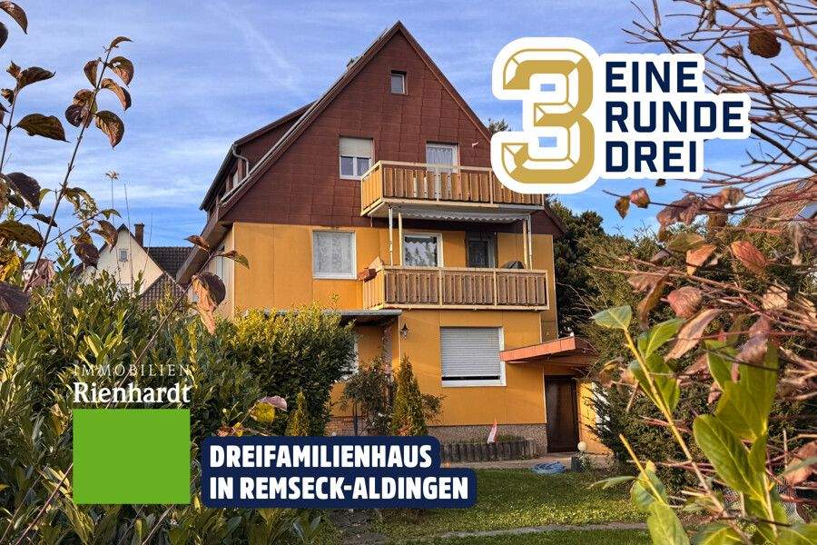 EINE RUNDE 3! Dreifamilienhaus in Remseck-Aldingen – Remseck am Neckar – Bild 1 von 9