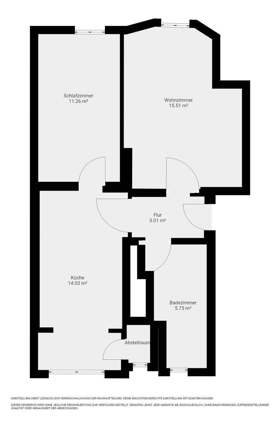 2-Raumwohnung, Salinenstraße 37, Erfurt – Erfurt – Vorschaubild 2