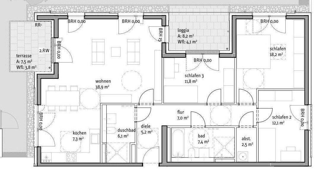 *NEU* Großzügige 4-Zimmer-Wohnung | WE201 Aktionskaufpreis! 553.000 € (statt 650.000 €) – Paderborn – Vorschaubild 4
