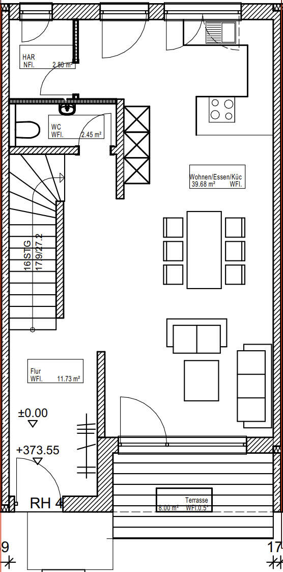 Neubau-Reihenhäuser nahe Ingolstadt - KfW-40, ruhig & naturnah – Großmehring – Vorschaubild 7