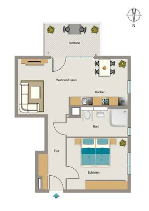 Bezugsfertige Neubauwohnung mit barrierearmer und gehobener Ausstattung – 44795 Bochum – Vorschaubild 2