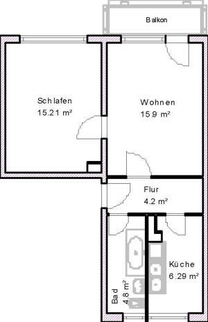 Ab Mitte September frei! – 39112 Magdeburg – Vorschaubild 2