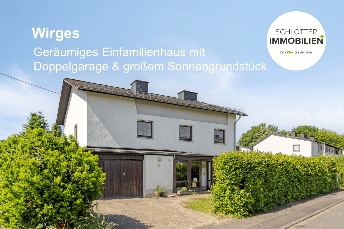 ! Einfamilienhaus mit großem Sonnengrundstück !