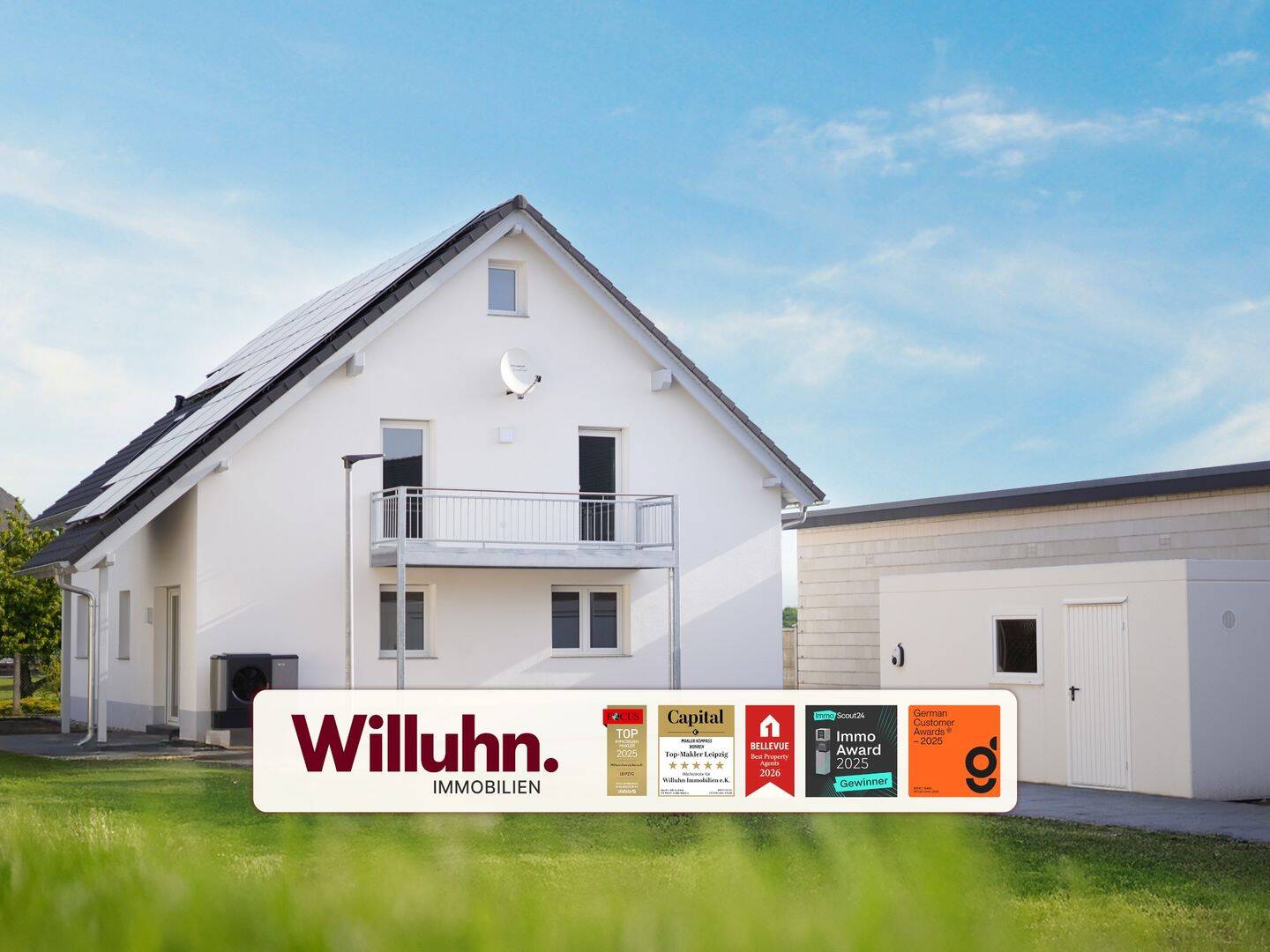 Haus im Haus mit privatem Garten & Balkon | Garage & Stellplatz | Ruhige Wohnlage