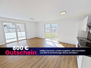 800 € EINZUGS-BONUS: Moderne 2-Zimmer-Wohnung mit Balkon und Einbauküche inklusive – 73312 Geislingen an der Steige – Vorschaubild 1