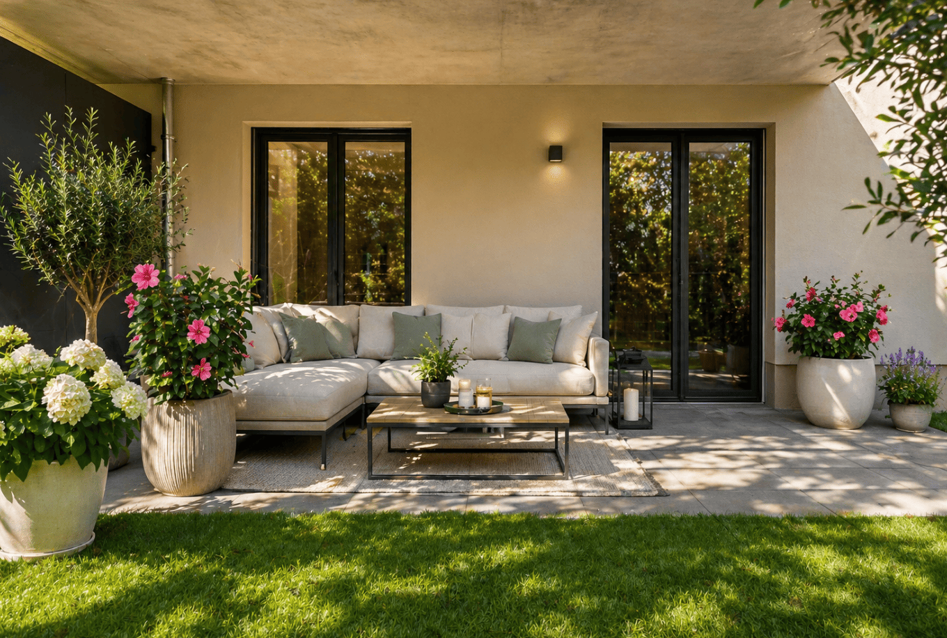 Vermietete 2-Zi.-Terrassenwohnung mit Privatgarten und ca. 4,4 % Rendite!