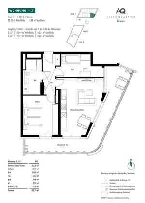 München-Modell-Eigentum: 3 Zimmer mit 72 m² – 81735 München – Vorschaubild 4