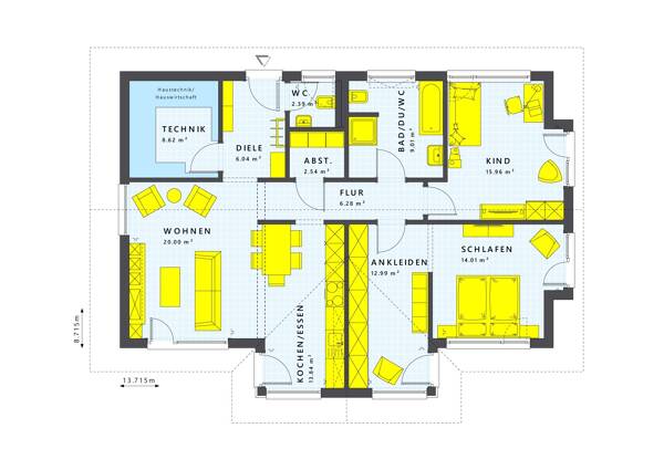 Bungalow in 88433 Schemmerhofen mit 111 m² kaufen