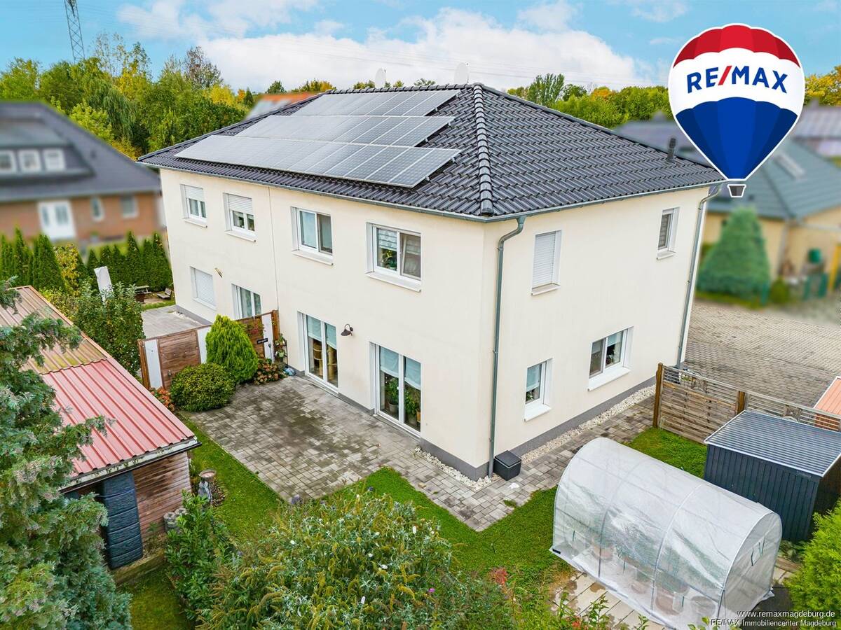 Investieren statt spekulieren - Doppelhaus mit PV in vermietungssicherer Lage – 39128 Magdeburg – Bild 1 von 9