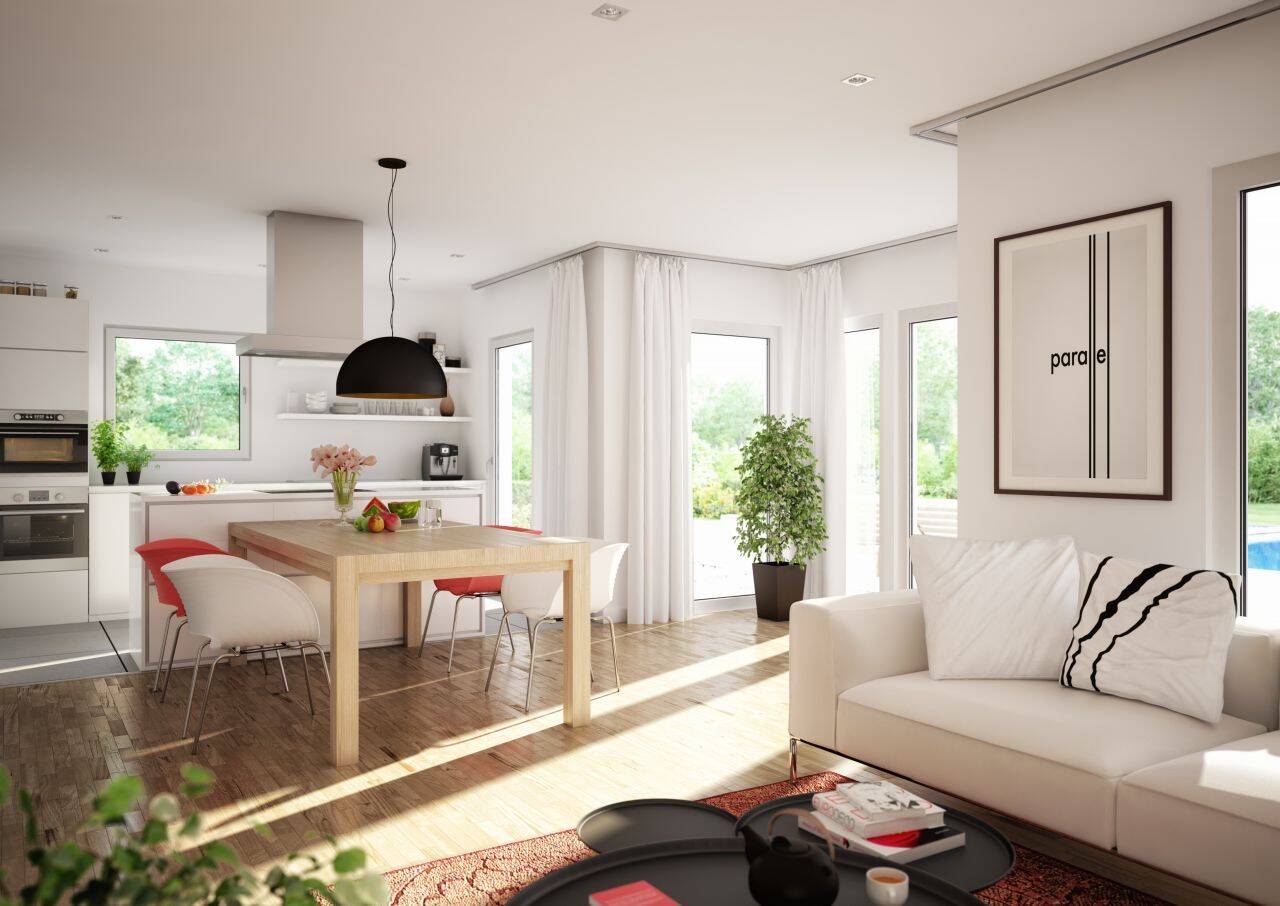 Ein Ort, der Wohlgefühl und Geborgenheit ausstrahlt. Die Stadtvilla Sunshine 125 mit 2 Kinderzimmern, Homeoffice! Grundstück erschlossen – Magdeburg – Vorschaubild 4