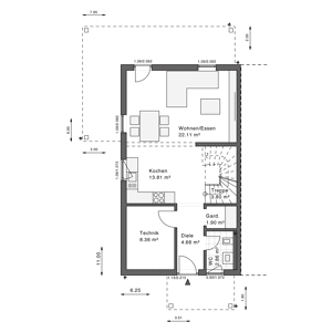 .🏠 Schlüsselfertig und einfach einziehen ⛲️!!! inklusive Grundstück !!! – 40597 Düsseldorf – Vorschaubild 2
