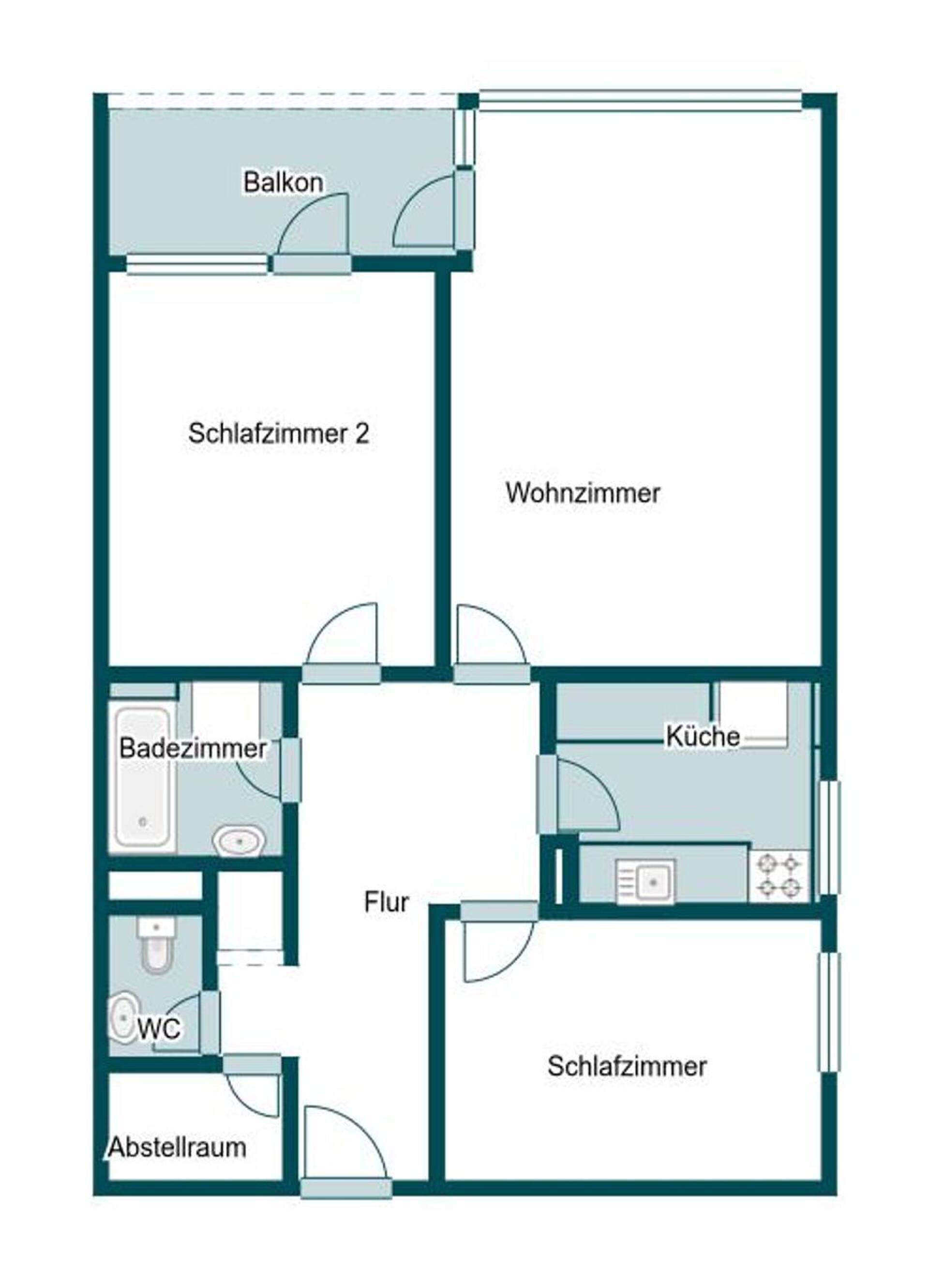 Etagenwohnung in 71063 Sindelfingen mit 82,02 m² kaufen