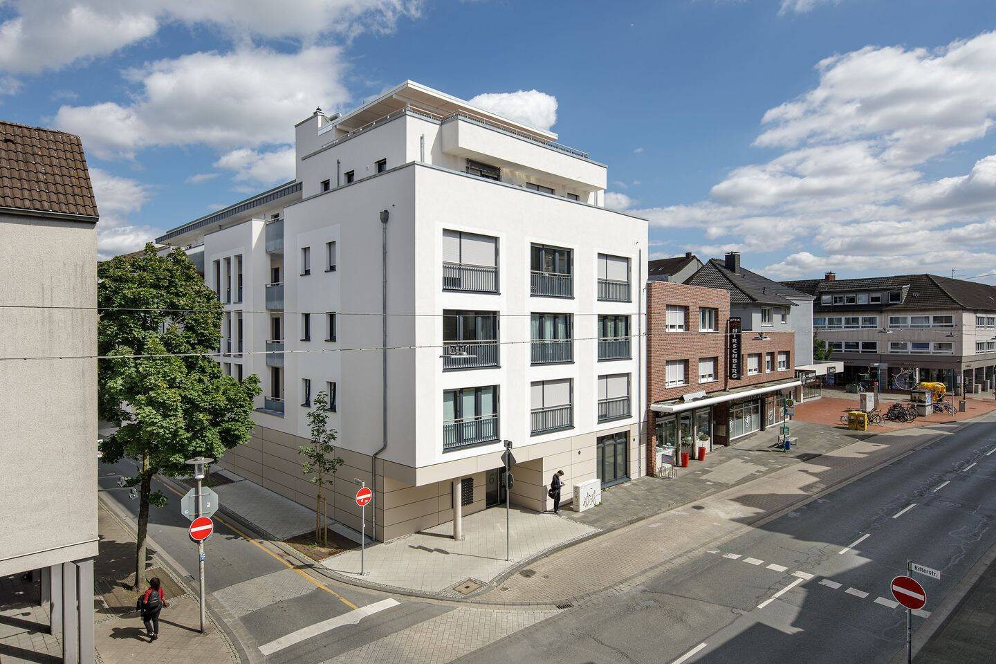 Exkl. Neubau-Appartement mit Balkon u. EBK im Herzen von Hamm