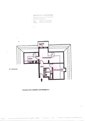 Schöne 2-Zimmer-Dachgeschosswohnung mit Balkon im Rudolspark – 7407 Rudolstadt – Vorschaubild 2