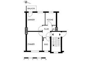 Schöne 2-Zimmer-Wohnung im beliebten Findorff – 28215 Bremen – Vorschaubild 3