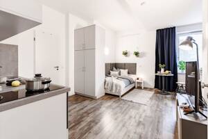 THE FIZZ Darmstadt: Vollmöbliertes Apartment für Studierende in Uninähe – 64295 Darmstadt – Vorschaubild 4