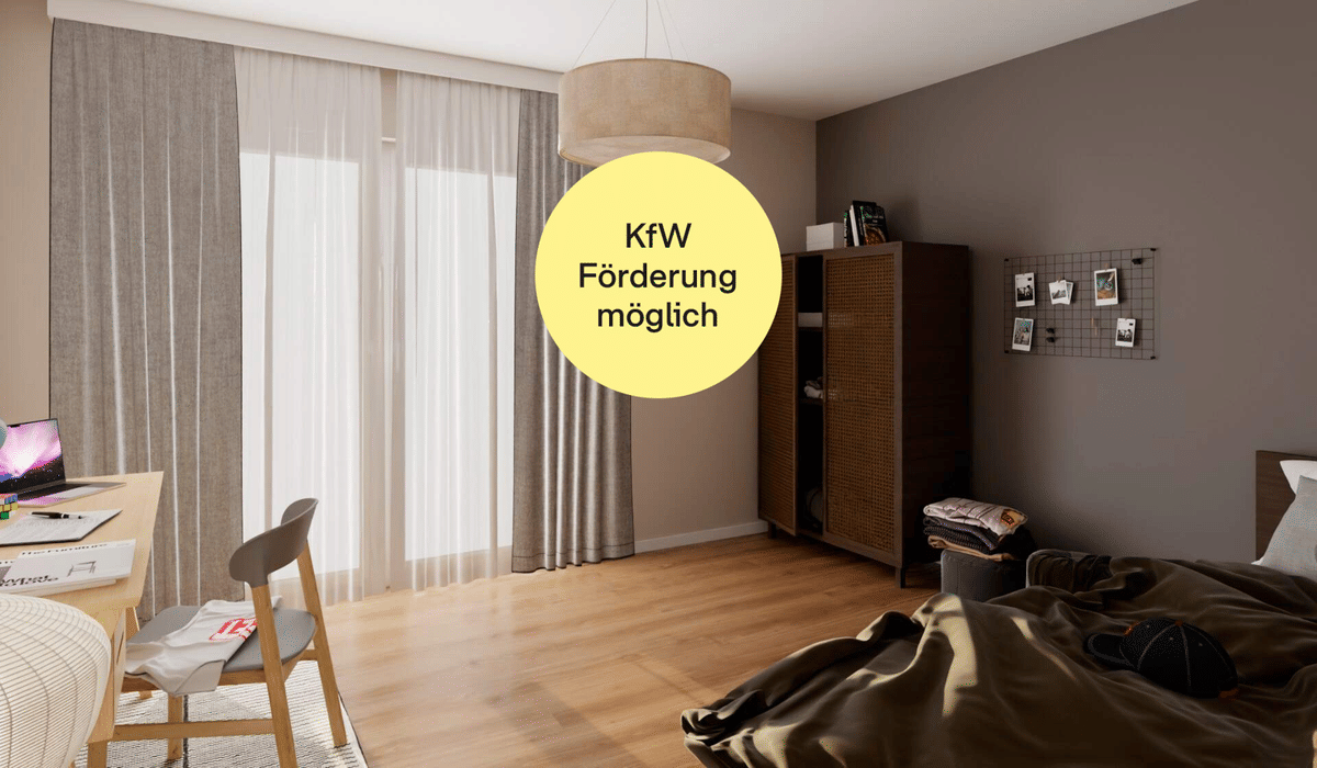 Barrierefreie Eigentumswohnung mit Südloggia zwei Bädern und Fußbodenheizung – 40597 Düsseldorf – Bild 1 von 9