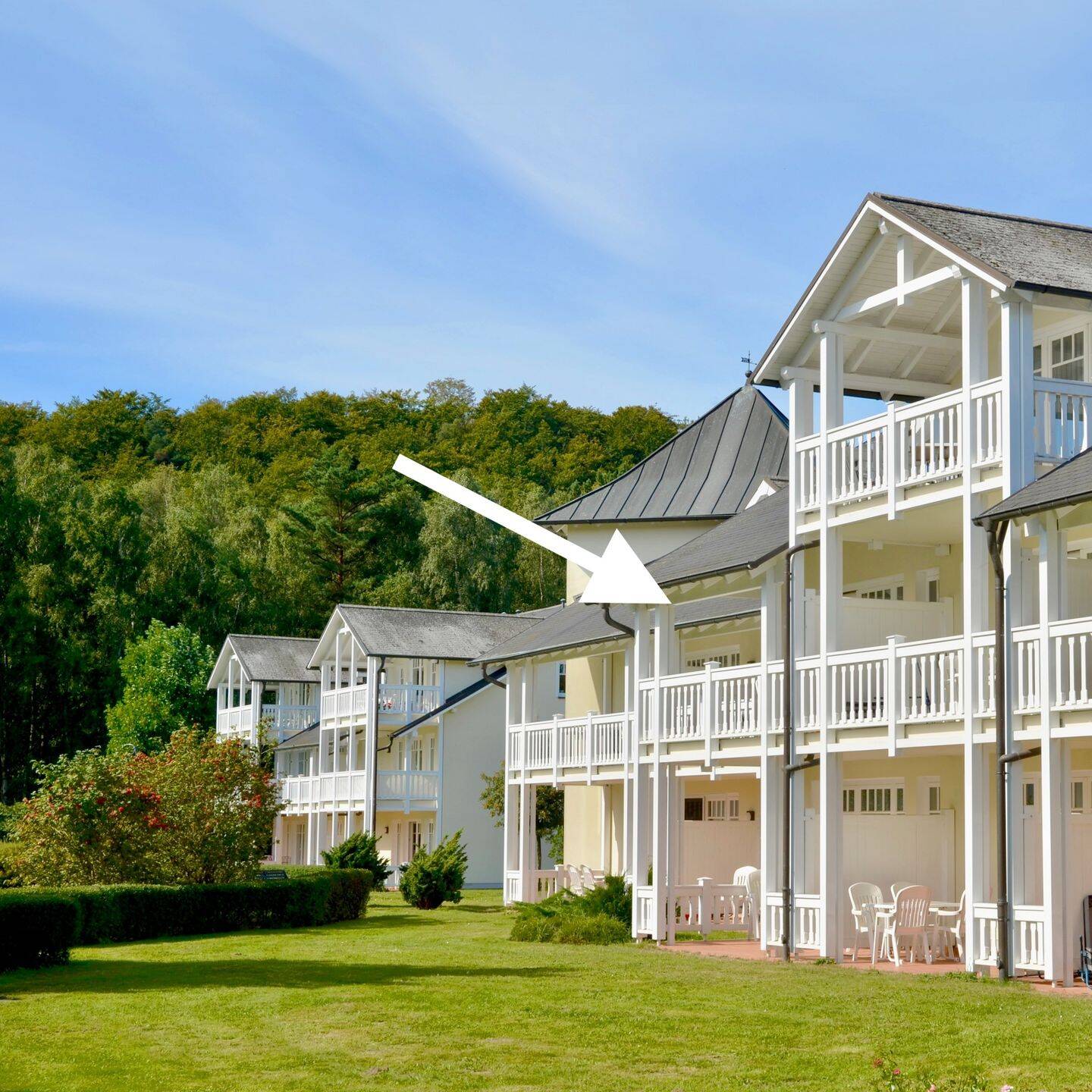 150 m zum Strand - 2-Zimmer-Whg. mit Süd-West-Balkon und TG-Stellplatz – Binz – Bild 1 von 9
