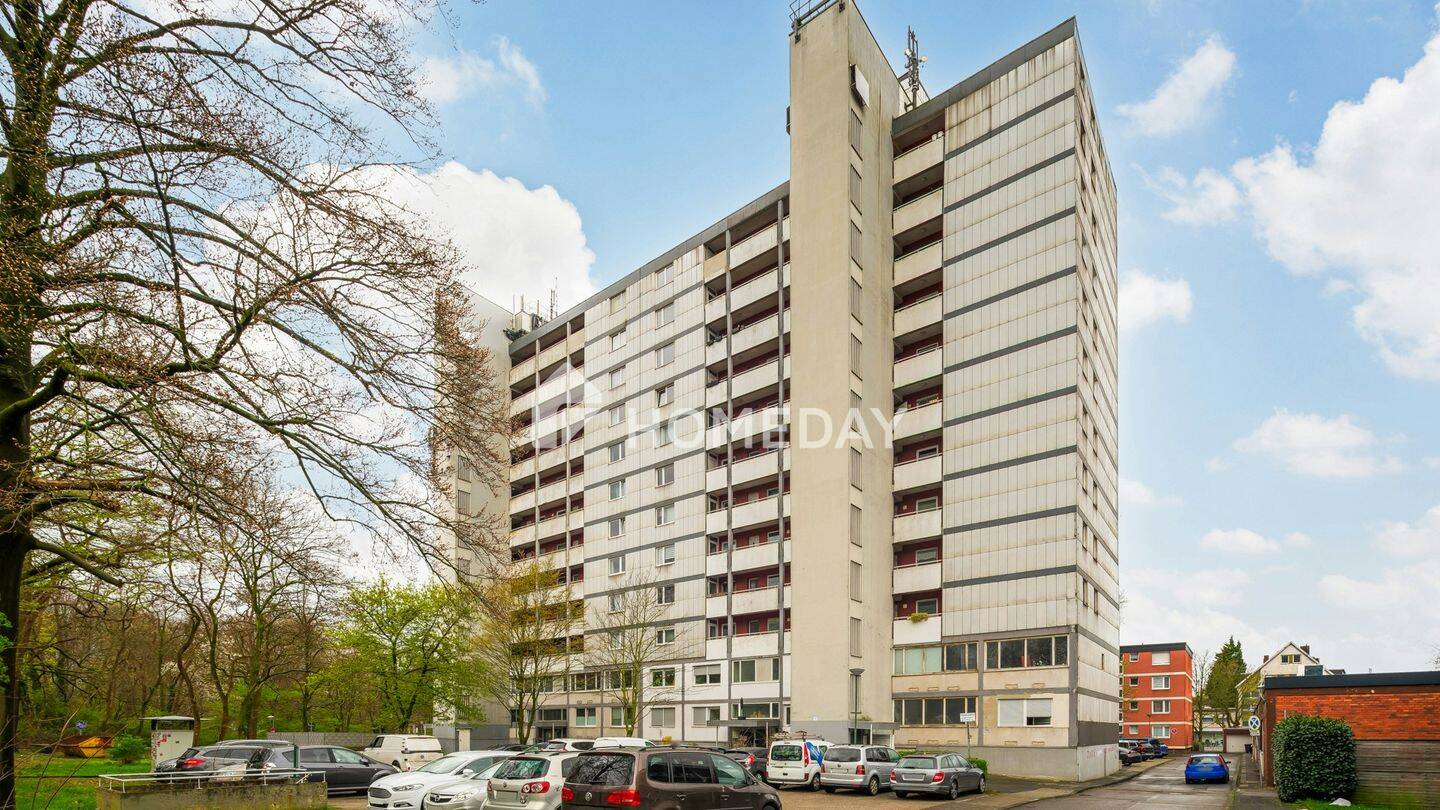 Helle 2-Zimmer-Wohnung mit Einbauküche und Loggia mit freiem Weitblick in Leverkusen-Wiesdorf – Leverkusen – Vorschaubild 8