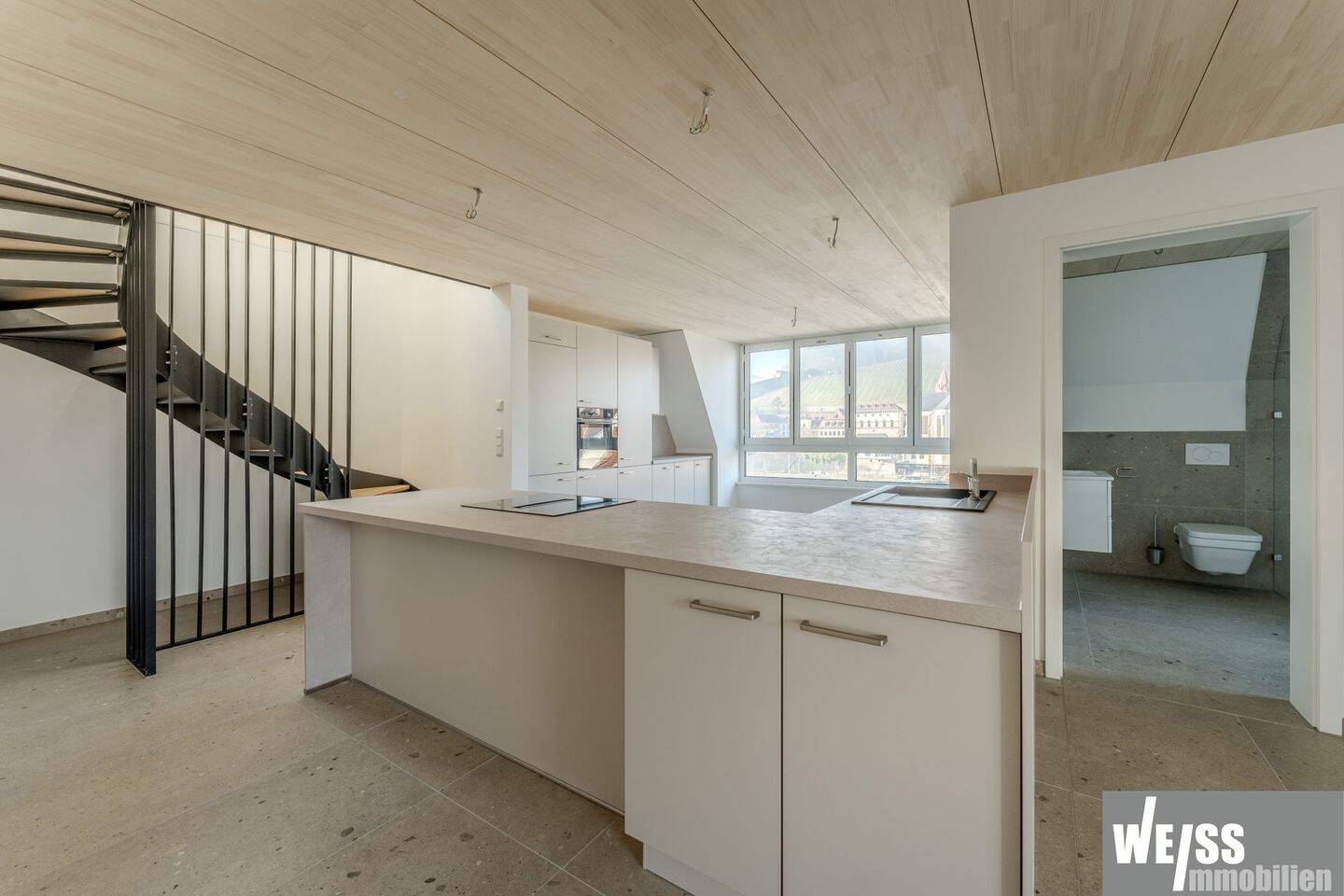 NEUBAU 3 Zi.-Maisonette-Whg. mit Festungsblick und Charmanter Dachterrasse – Würzburg – Vorschaubild 4