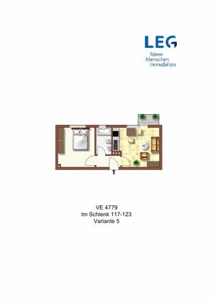 Klein, aber fein - gemütliche 2-Zimmerwohnung im Duisburger Süden – 47055 Duisburg – Vorschaubild 2