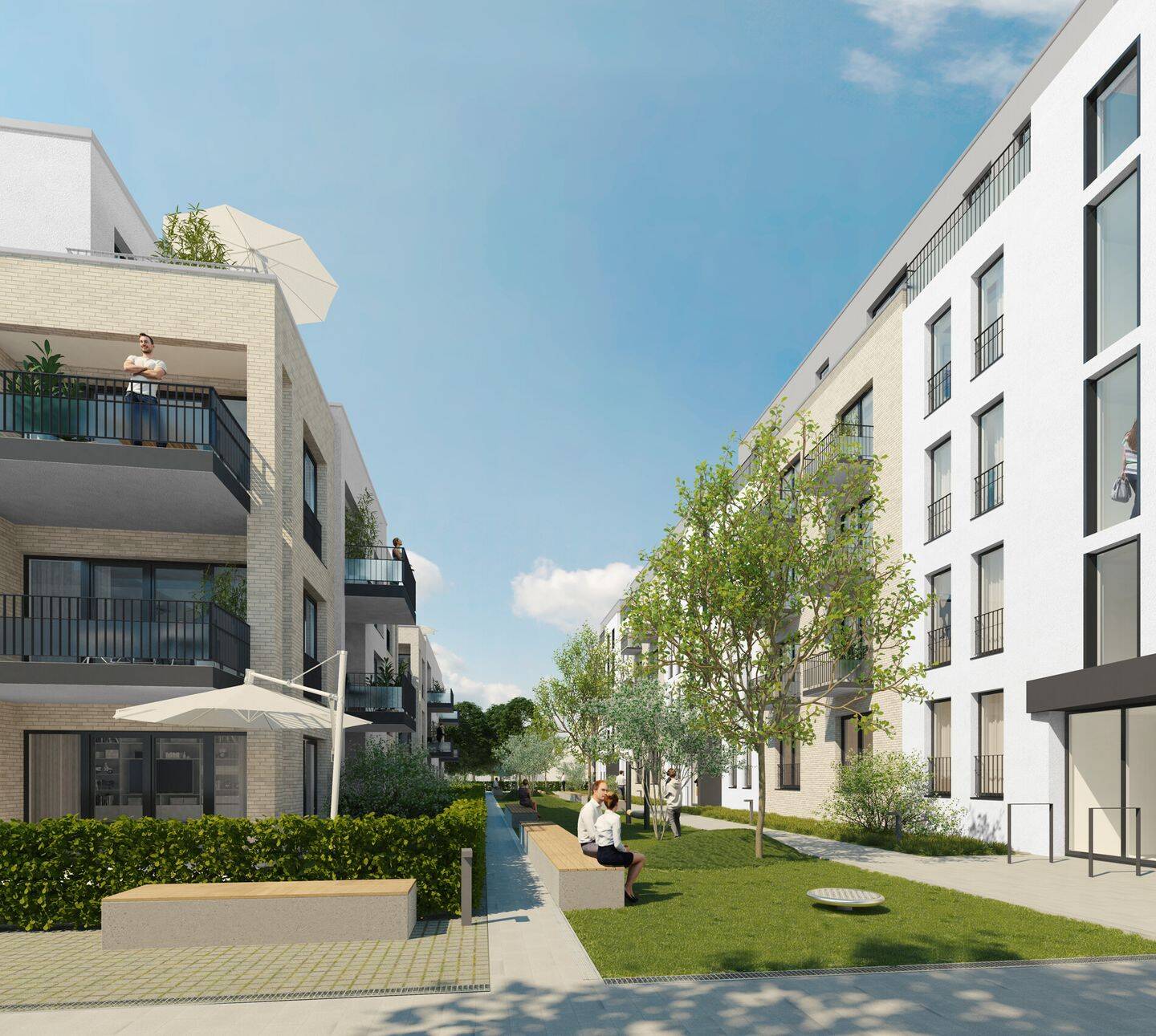 2 Zimmer Wohnung in gehobenem Wohnquartier unweit des Bunten Garten – Mönchengladbach – Vorschaubild 2