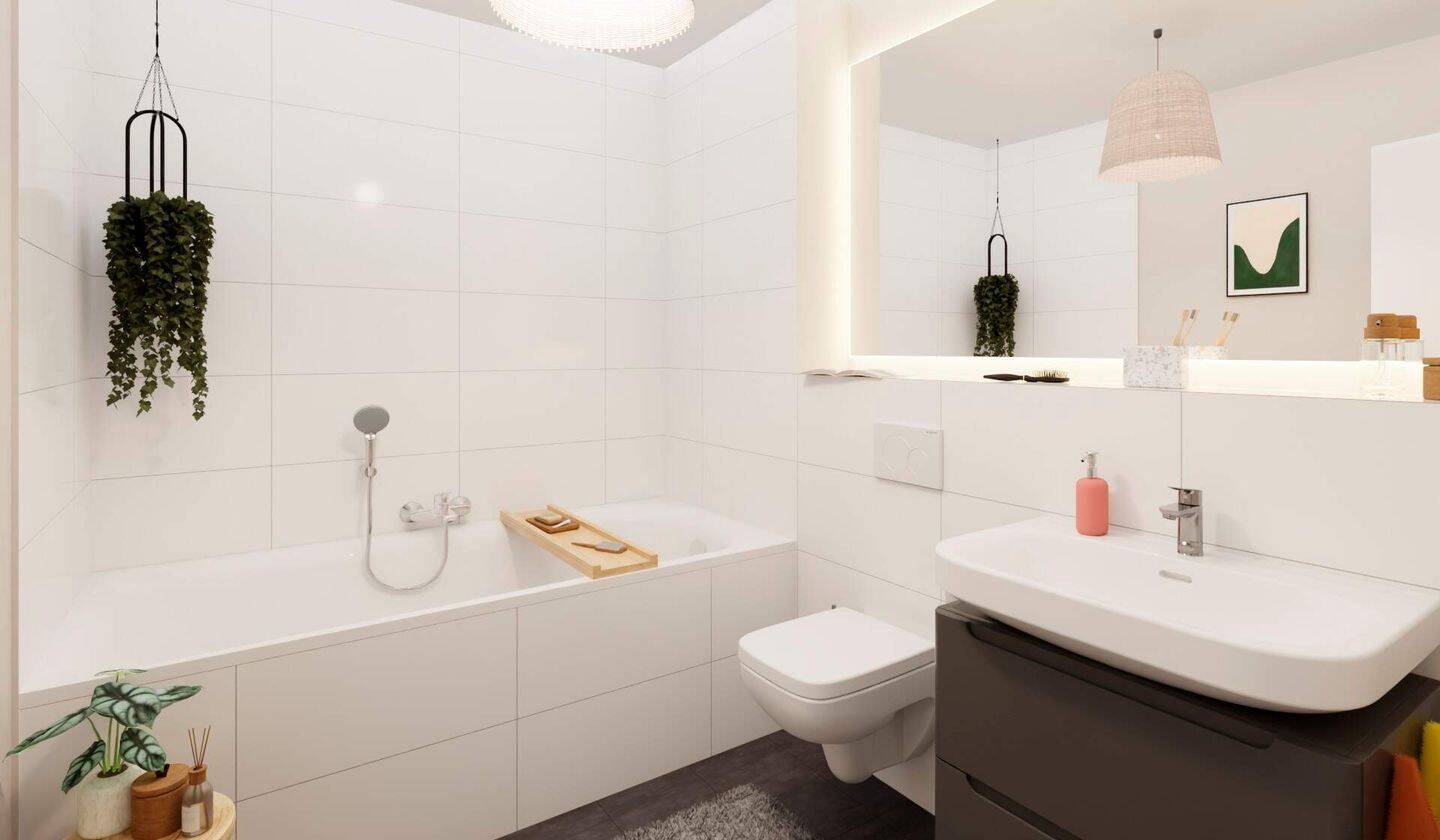 Barrierefreie Familienwohnung mit zwei modernen Bädern und Loggia – Düsseldorf – Vorschaubild 8
