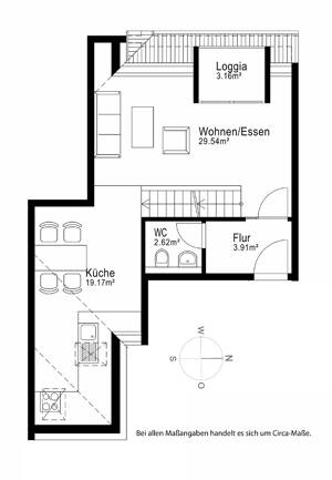 AIGNER - Außergewöhnliche Maisonette mit Galerie, zwei Balkonen und Parkplatz – 80687 München – Vorschaubild 8