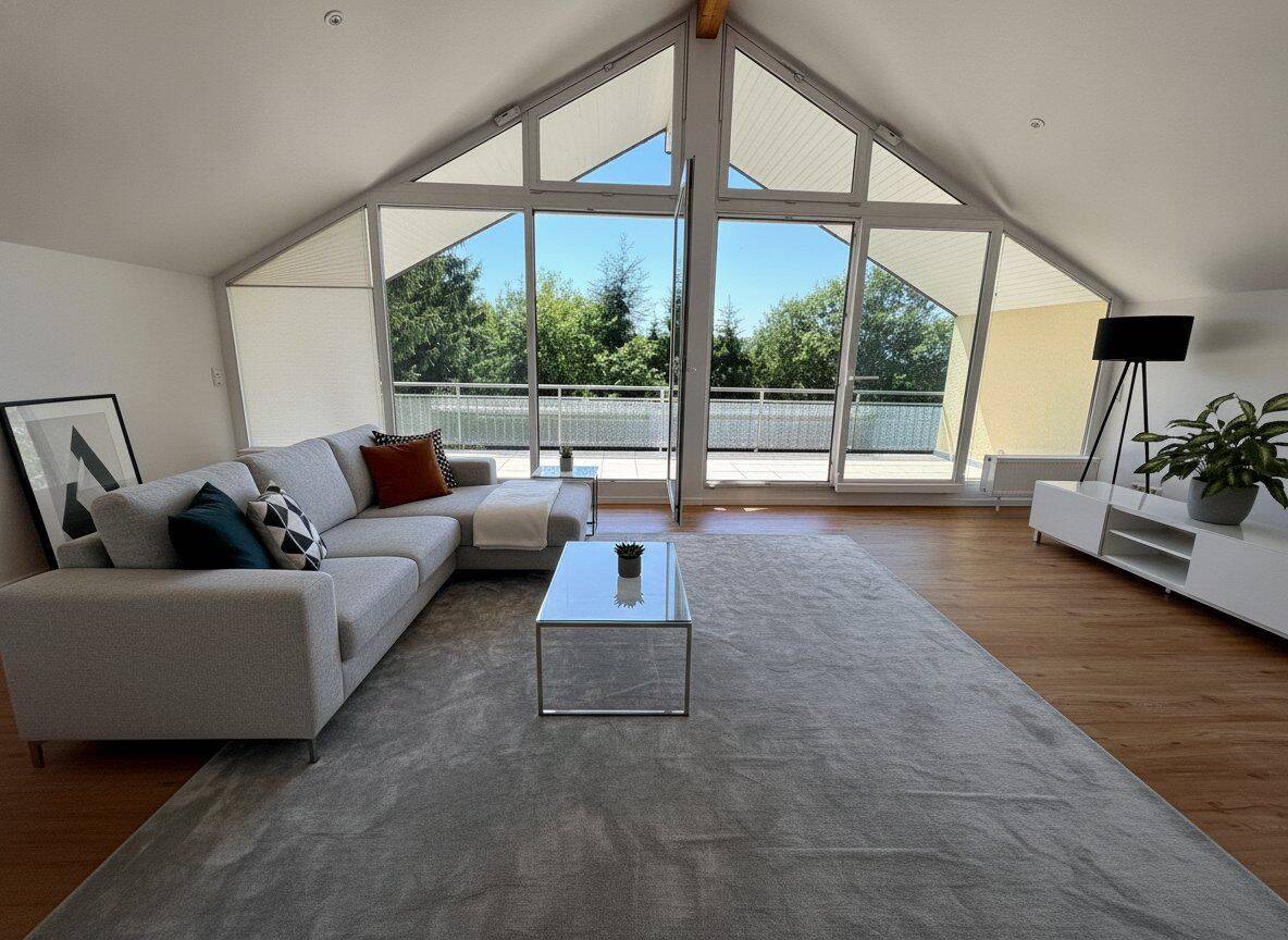 Loftartige DG-Wohnung mit Traumterrasse in parkähnlicher Umgebung! – Trier – Vorschaubild 3