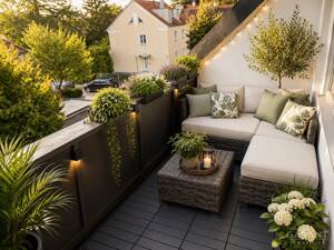 Charmante Maisonette mit Studio, Dachterrasse und späterer Eigennutzungsmöglichkeit