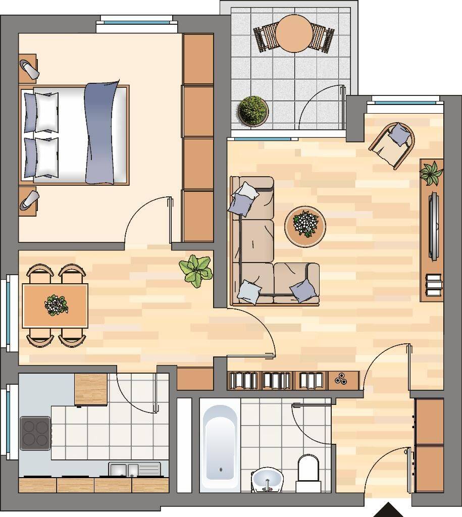 2-Zimmer-Wohnung in Dortmund Wickede – Dortmund – Vorschaubild 3