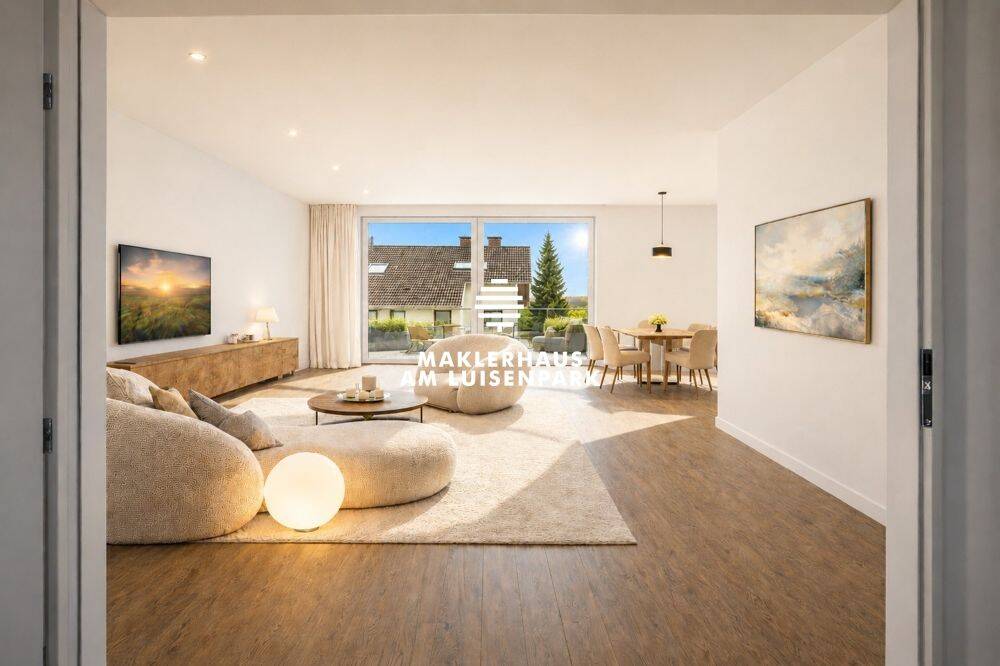 Neubau-Wohntraum in der Südpfalz nahe Landau - Moderne Dreizimmerwohnung mit Sonnenbalkon