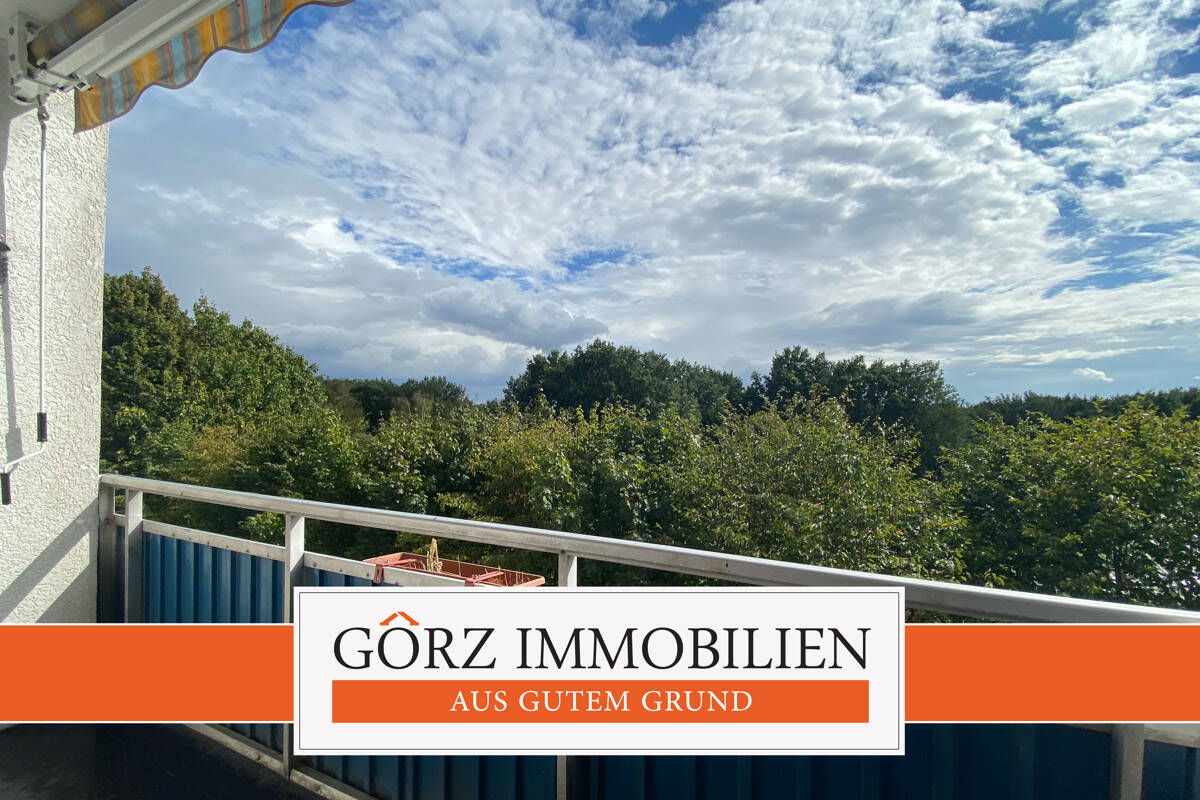 Wohnen über den Baumkronen! - Großzügige 3-Zimmer Wohnung in ruhiger Lage mit Süd-Balkon