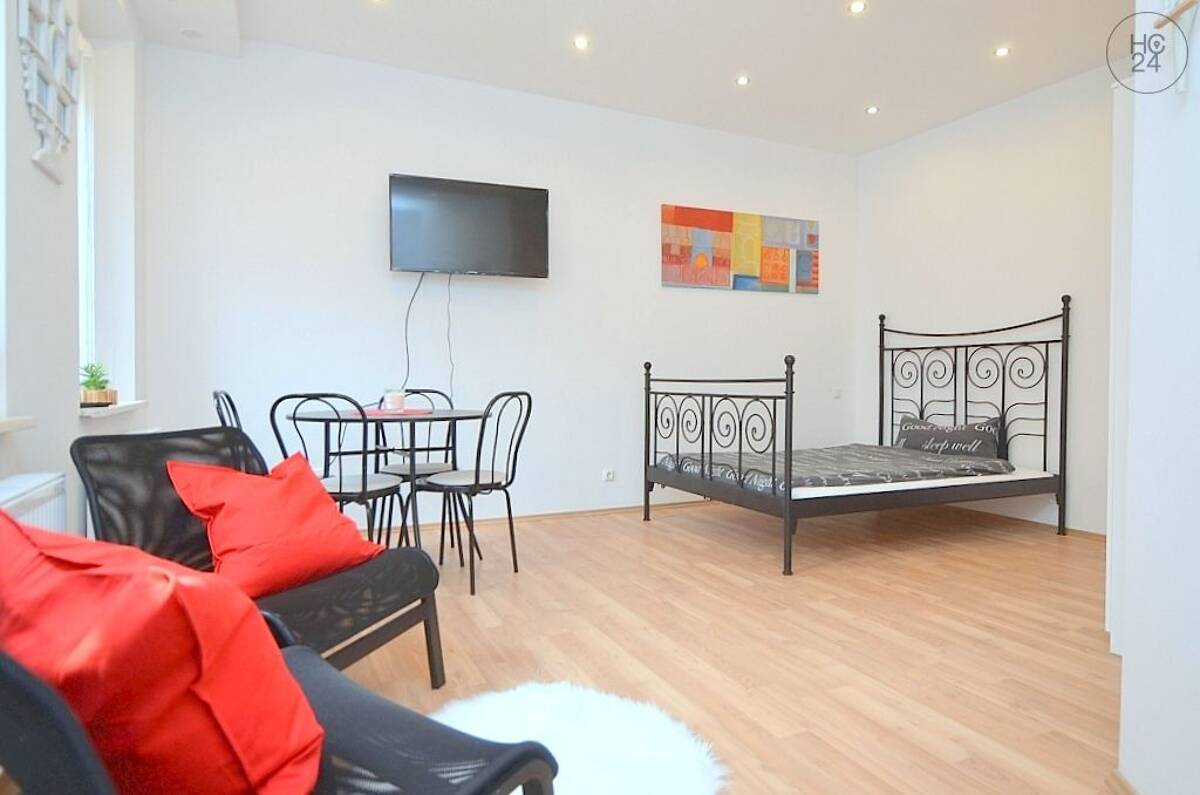 Modern möbliertes 1-Zimmer-Apartment mit WLAN in Fürth Mitte – 90763 Fürth – Bild 1 von 9