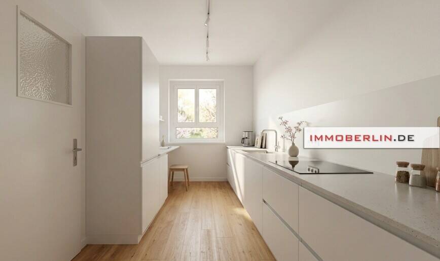 IMMOBERLIN.DE - Ersteinzug nach Sanierung: Stilvolle Altbauwohnung mit Südwestloggia – Berlin – Vorschaubild 2