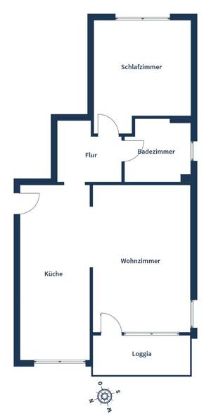 Bezugsfrei! Gestalten Sie Ihr neues Zuhause - 2 Zimmer mit Loggia und Stellplatz – 45481 Mülheim an der Ruhr – Vorschaubild 5