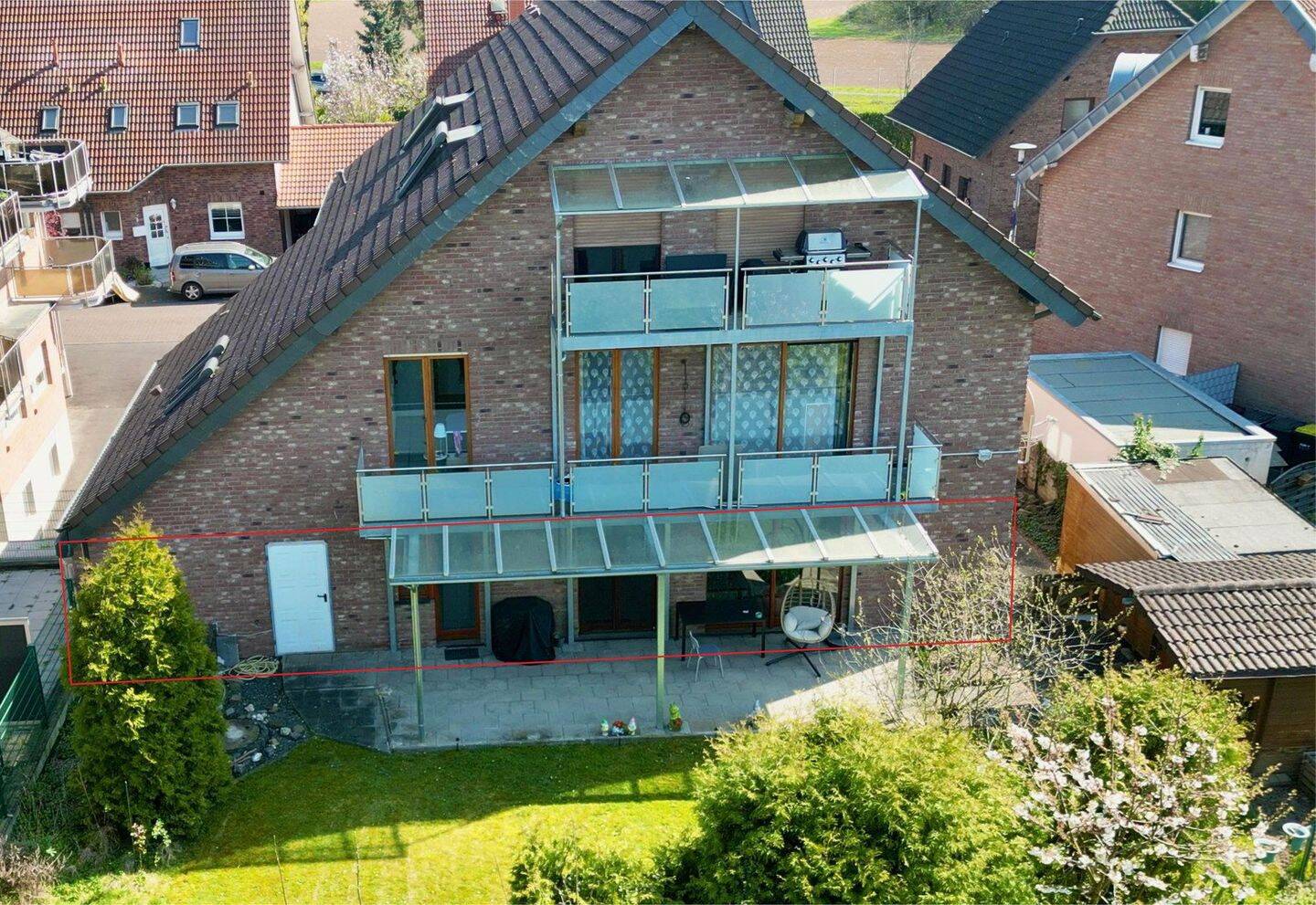 Großzügige 3-Zimmer Gartenwohnung mit Terrasse und barrierefrei – Wesseling – Vorschaubild 2
