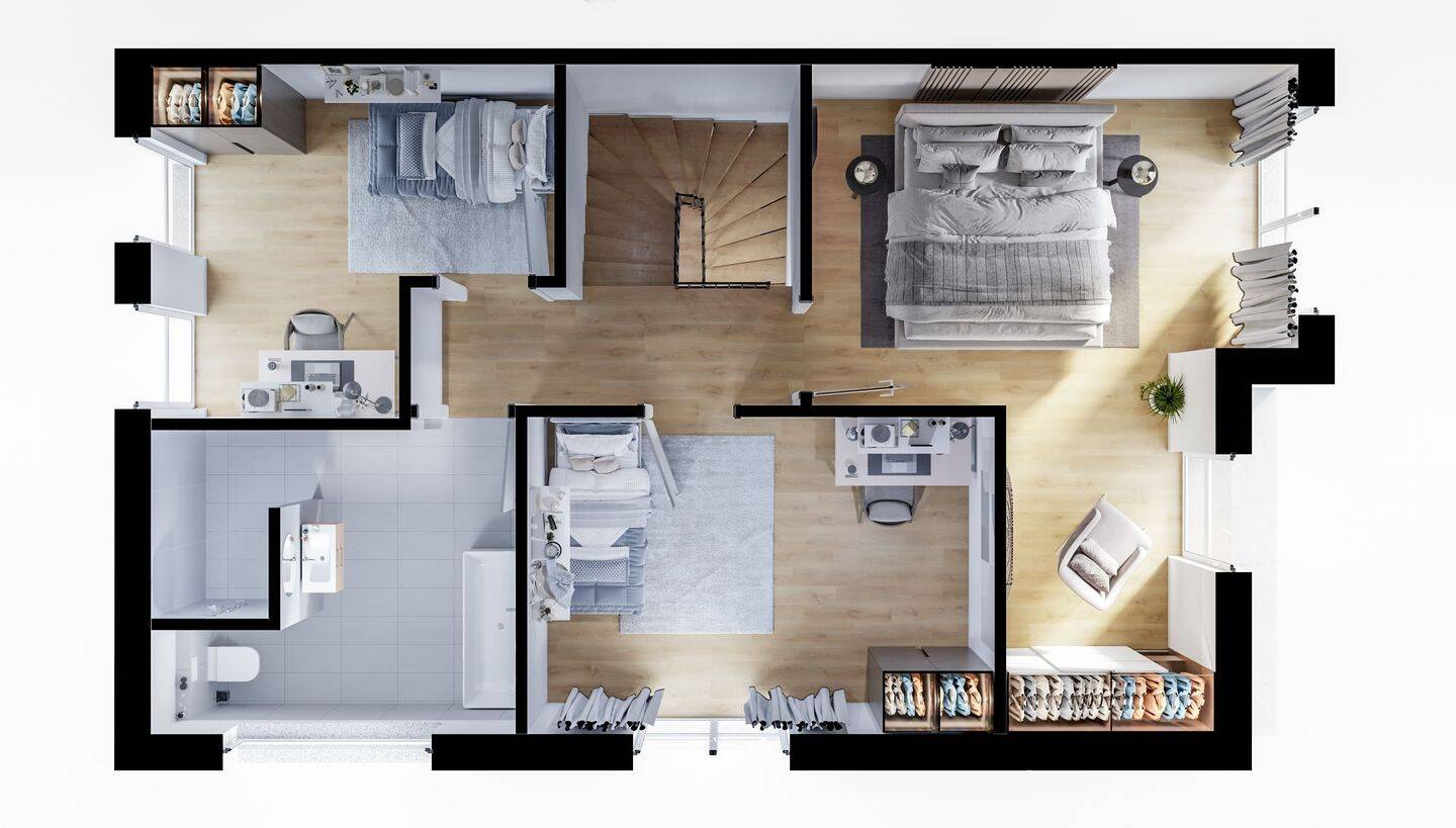 Neubau Doppelhaushälfte auf Erbpachtgrundstück in Bielefeld-Jöllheide. – Bielefeld – Vorschaubild 5