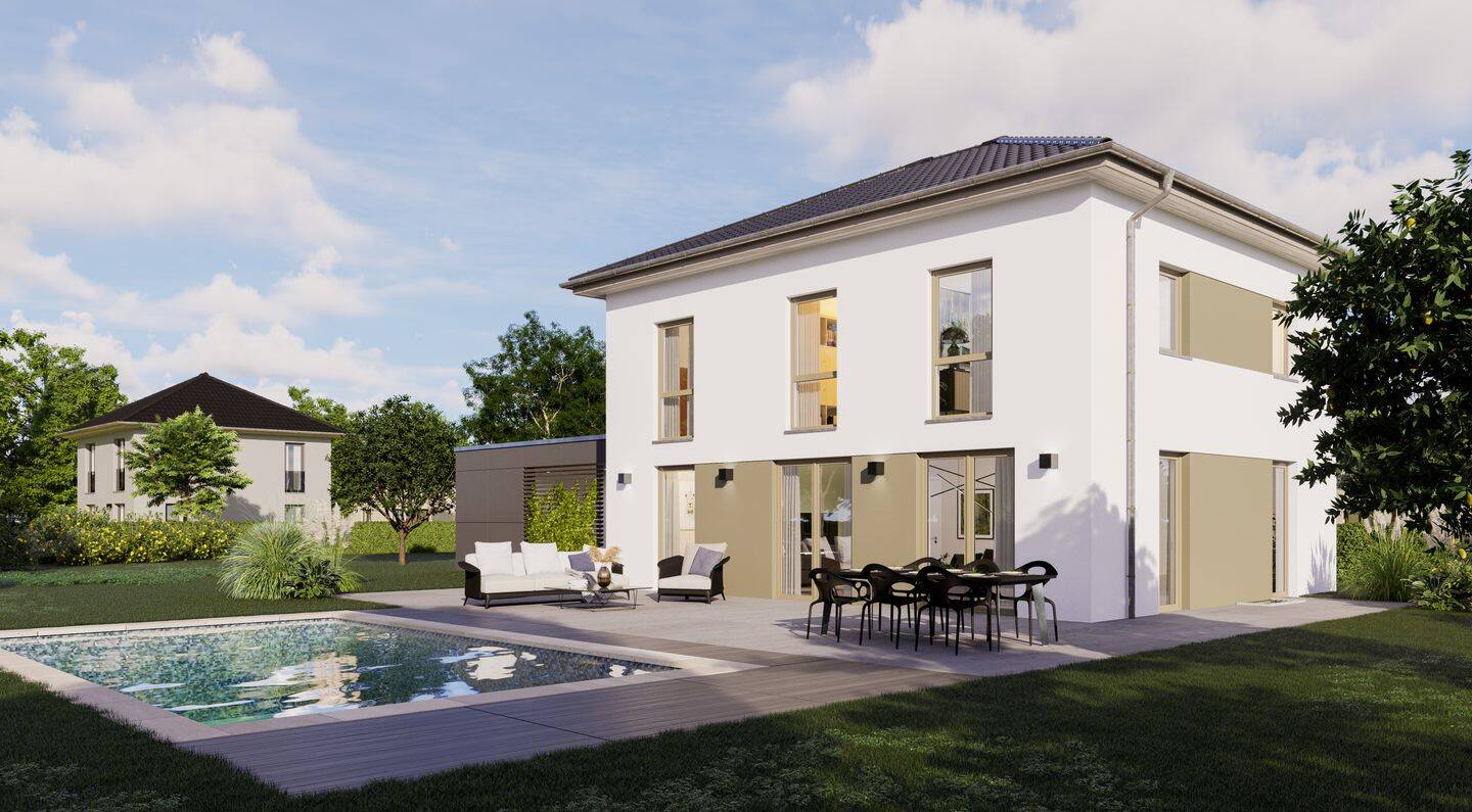 Architekten-Stadtvilla ,Como' mit Grundstück - Luxus trifft Komfort – Altdorf – Bild 1 von 4