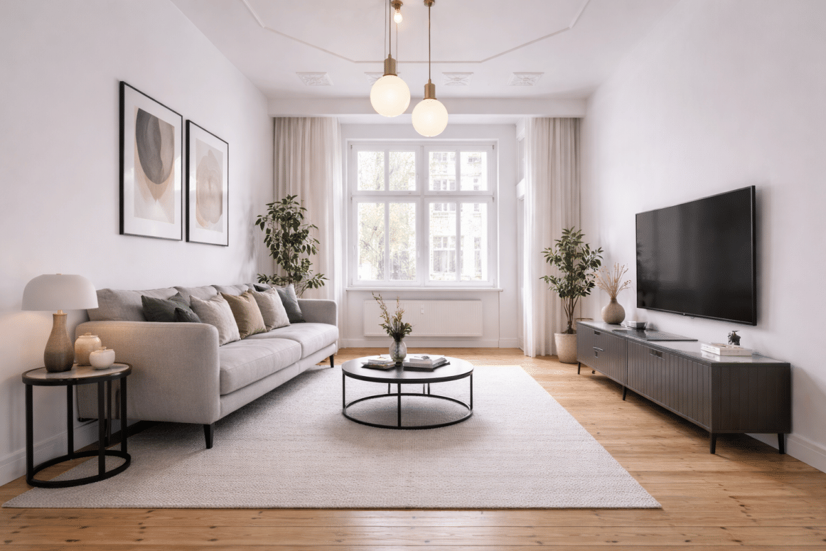 Exklusive 1-Zimmerwohnung mit Balkon