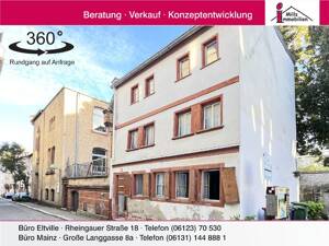 Denkmalgeschütztes Einfamilienhaus mit Geschichte in ruhiger Lage mitten in Mainz-Altstadt