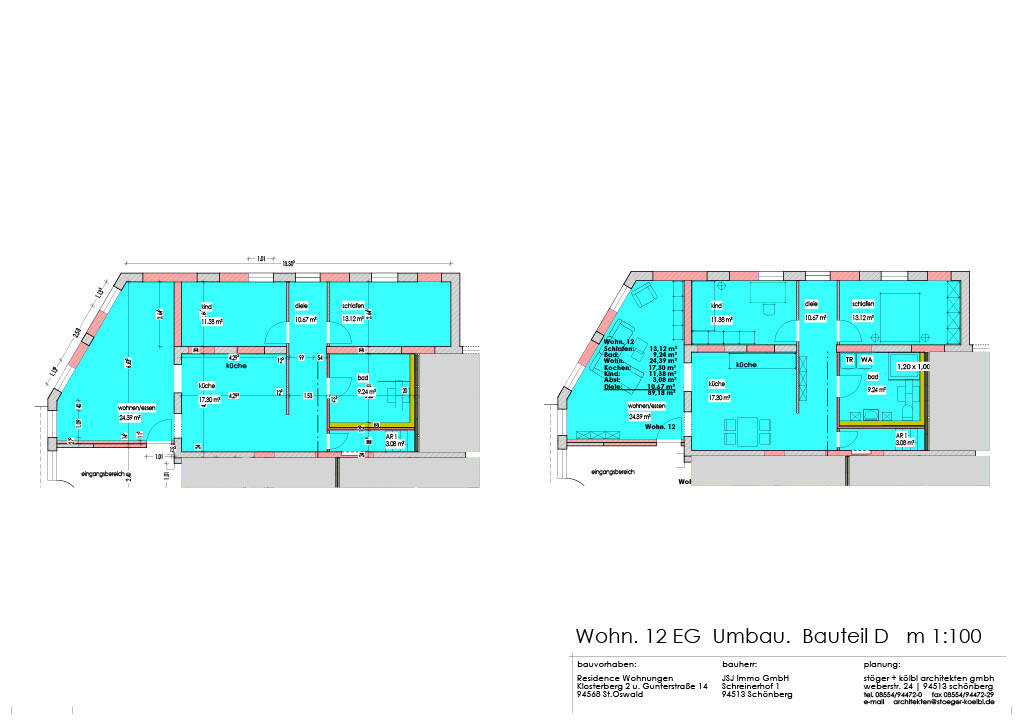 Vielseitige 4-Zimmer-Wohnung im Erdgeschoss – Erstbezug nach Renovierung (Whg. 12)