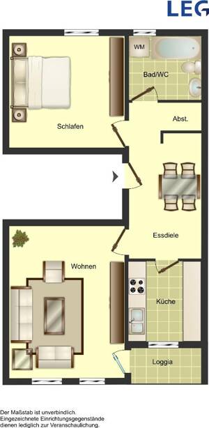Super schöne 2-Zimmer-Wohnung in Duisburg Alt-Homberg – 47198 Duisburg – Vorschaubild 2