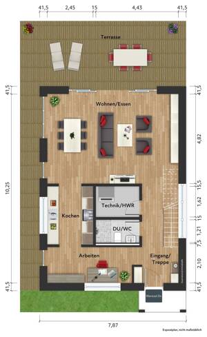 Modernes Architektenhaus auf weitläufigem Grundstück in Hamburg-Lurup zum Kauf - Wentzel Dr. – 22547 Hamburg – Vorschaubild 2