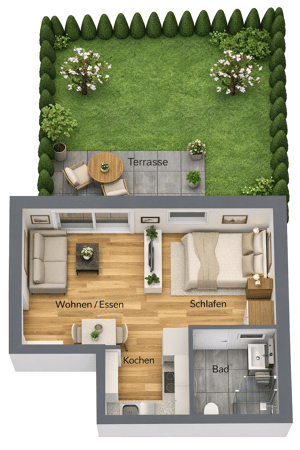Attraktive Neubauwohnung mit Garten in Toplage – 70619 Stuttgart – Vorschaubild 5