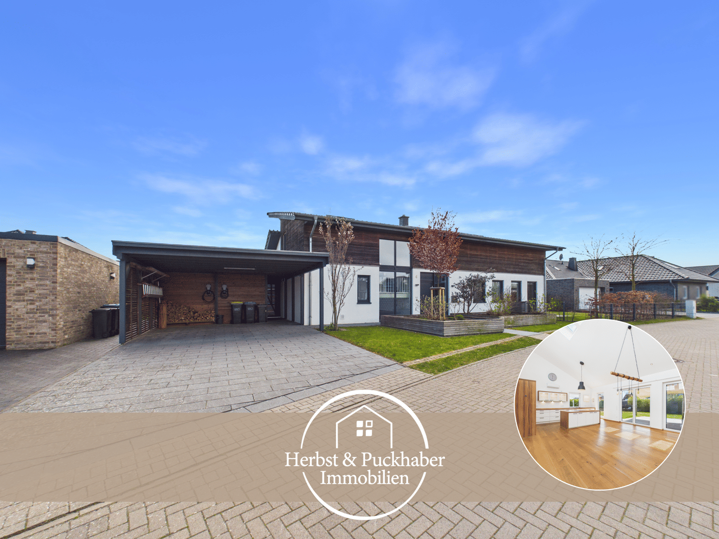 Exklusives Architektenhaus mit moderner Technik, Galerie und hochwertiger Ausstattung – Rahden – Bild 1 von 9