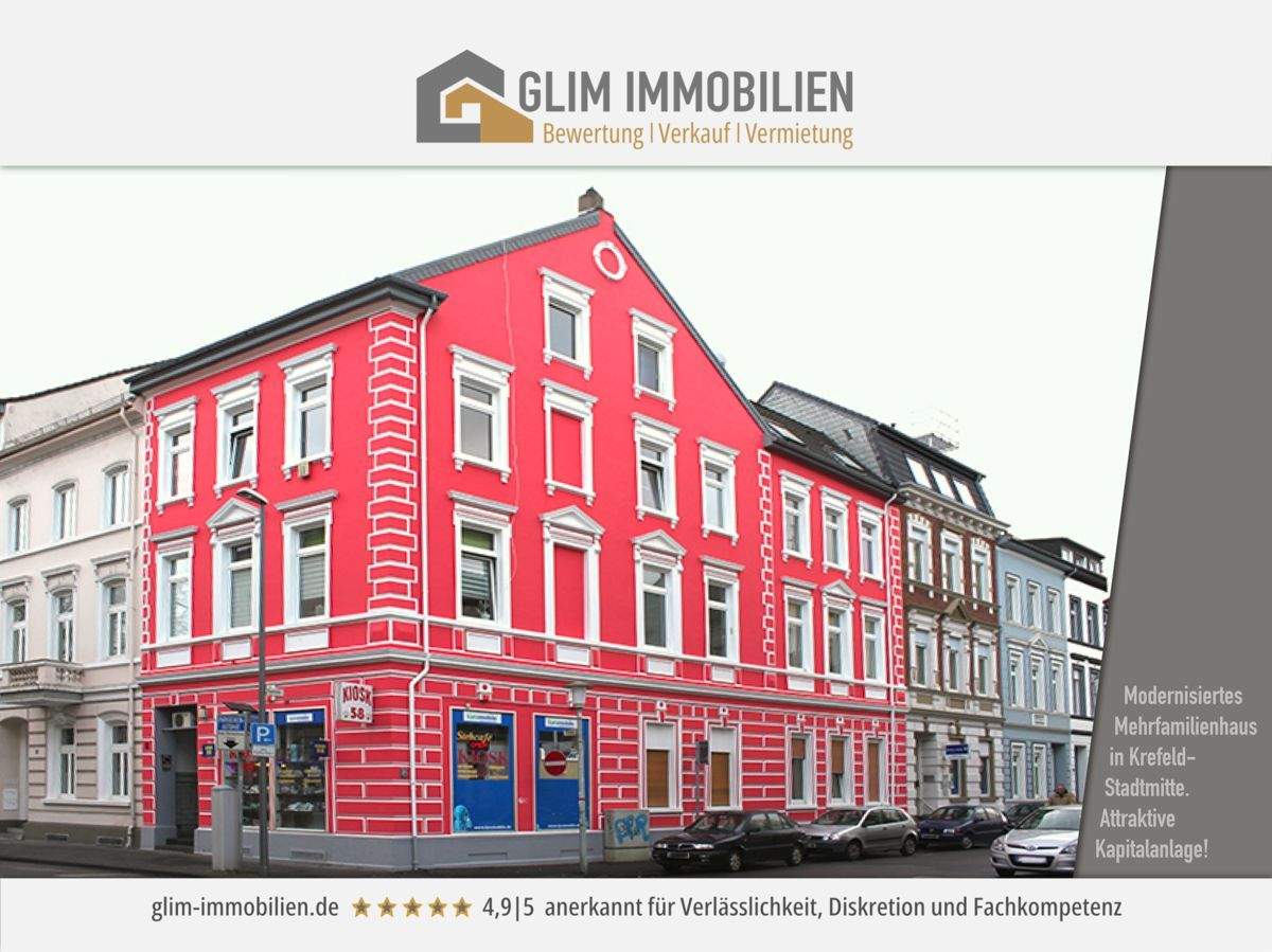 Modernisiertes Mehrfamilienhaus in Krefeld-Stadtmitte. Attraktive Kapitalanlage! – Krefeld – Bild 1 von 6